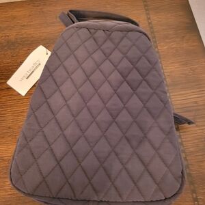Vera Bradley Charcoal Quilted Lunchbag